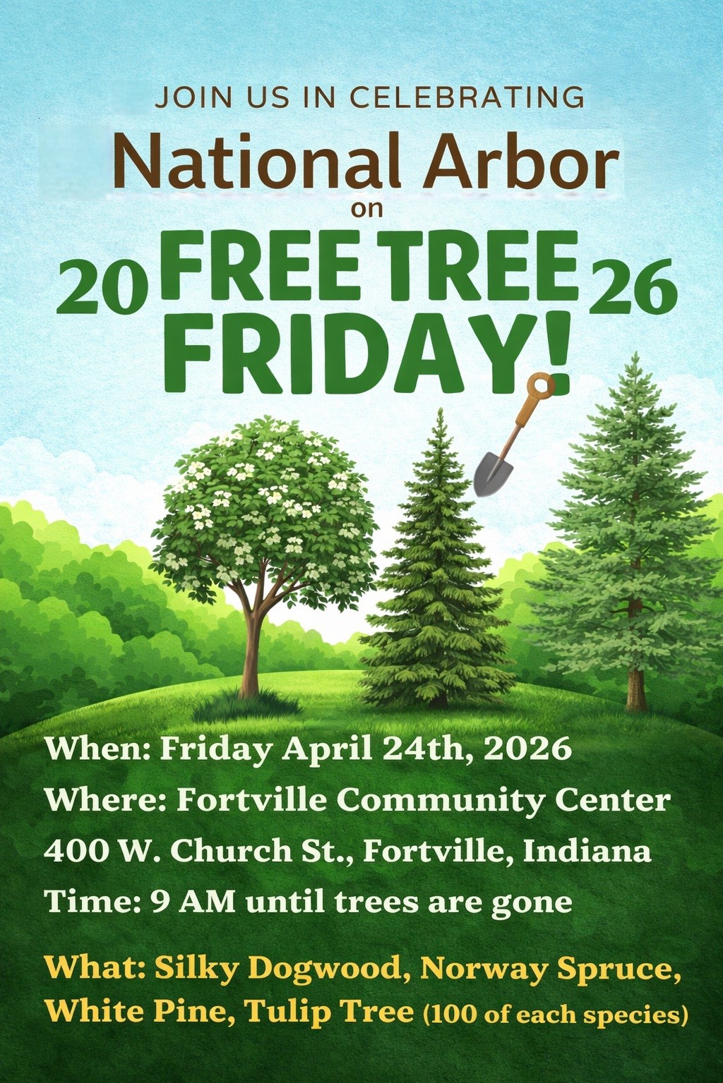 April 24th: Free Tree Friday for Arbor Day